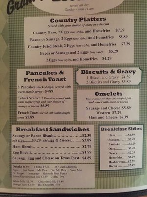 Menu photo 7 Minney's Family Restaurant Frametown, WV