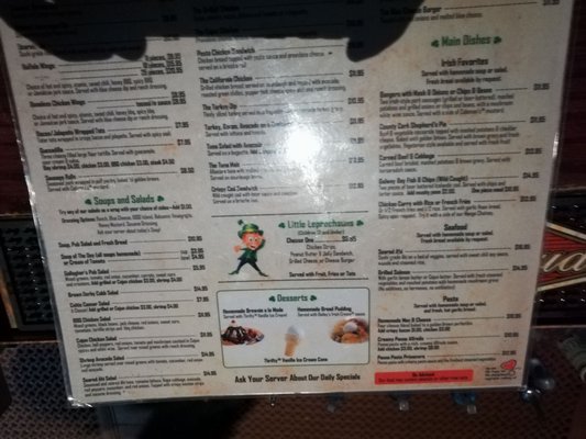 Menu photo 6 Gallagher's Pub & Grill Long Beach, CA