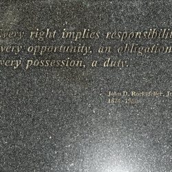 OHSU School of Medicine - Every right implies responsibility: every opportunity, an obligation; every possession, a duty. John D. Rockefeller, Jr.