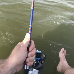 Captain Neal Goodrich - Fishing with Captain Neal's "whuppin stick"