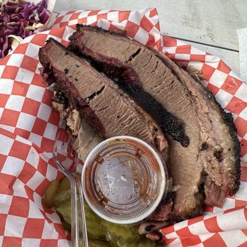 B. Cooper Barbecue - 1 lb. Brisket 1 lb. Pulled Pork - Barbeque Near Me - Austin, Texas