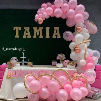Snazzy-Designs - Treat Table setup for a baby shower. - Party & Event Planning Near Me Snazzy-Designs - Treat Table setup for a baby shower. - Party & Event Planning Near Me