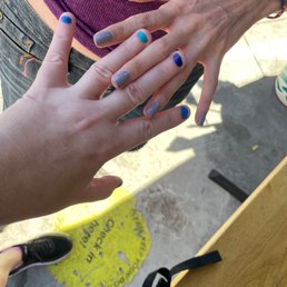 A joyful mani pedi with extra long foot massage and scrub! Joyful! A joyful mani pedi with extra long foot massage and scrub! Joyful!
