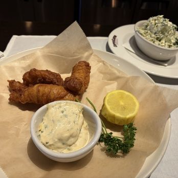 Copper Canyon Grill - Fish and chips with a side of slaw - American Near Me - Lanham, Maryland