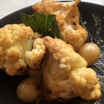 La Palma - As usual I forgot to take a pic of my meal before I devoured it, but here are the last remaining cauliflower and roasted grapes - Italian Near Me - Toronto, Ontario