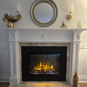 American Professional Chimney & Masonry - Electric insert in wood burning fireplace location. - Chimney Sweeps Near Me - Silver Spring, Maryland American Professional Chimney & Masonry - Electric insert in wood burning fireplace location. - Chimney Sweeps Near Me - Silver Spring, Maryland