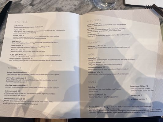 Menu photo 5 Slanted Door San Ramon, CA Menu photo 5 Slanted Door San Ramon, CA