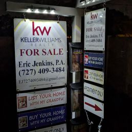 Exterior outside entrance of Eric Jenkins - Keller Williams Realty - For Sale Sign - Palm Harbor, Florida Exterior outside entrance of Eric Jenkins - Keller Williams Realty - For Sale Sign - Palm Harbor, Florida