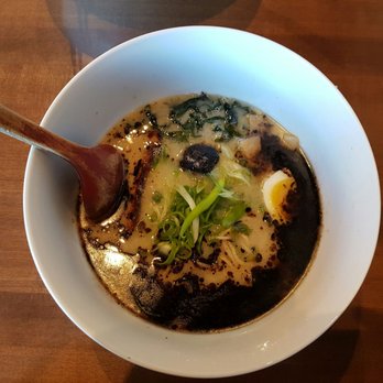 Shiki Menya - tonkotsu black - Ramen Near Me - Calgary, Alberta
