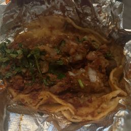 Ordered Al pastor tacos but I'm not certain this isn't chicken Ordered Al pastor tacos but I'm not certain this isn't chicken