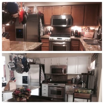 Folsom Painting - Before and after cabinet painting - Painters Near Me Folsom Painting - Before and after cabinet painting - Painters Near Me