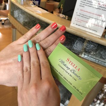 Stella Making Beauty - Stella did an amazing job on our nails today!!!  thank you Lee and Sam :) - Nail Salons Near Me - Burbank, California