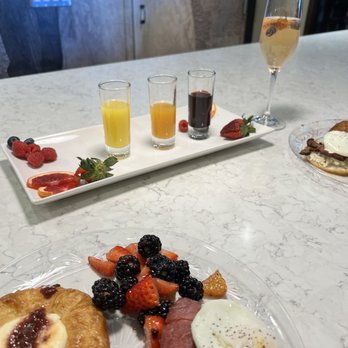 Gruet Winery - Assorted juices for mimosas - Wineries Near Me - Albuquerque, New Mexico
