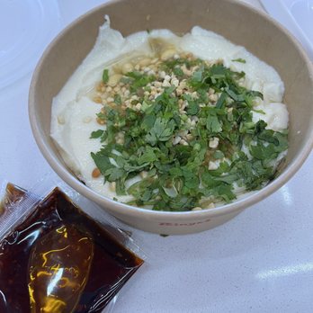 Bingz Crispy Burger - Savory tofu pudding, not mixed - Burgers Near Me - Markham, Ontario