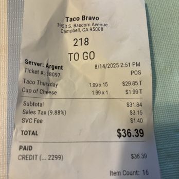 Taco Bravo - Mexican Near Me - Campbell, California