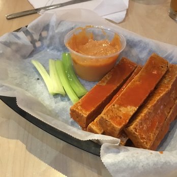 R P Tracks - buffalo tofu fingers, subbed the vegan tomato dijon aioli for the usual ranch/bleu cheese options - American Near Me - Memphis, Tennessee