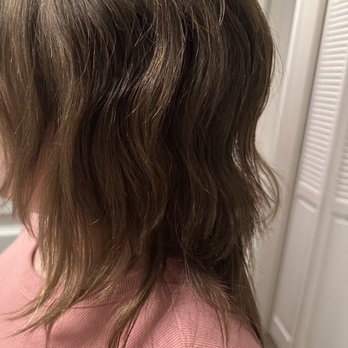 Classy Cuts - She had very full hair before and we didn't ask for layers in the back. - Hair Salons Near Me - Bonney Lake, Washington