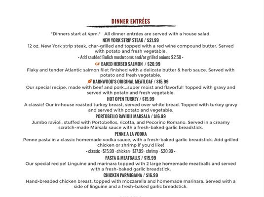 Menu photo 6 Barnwood Restaurant Catskill, NY Menu photo 6 Barnwood Restaurant Catskill, NY