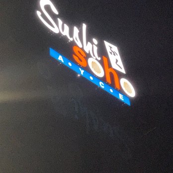 Sushi Soho - Outside sign - Sushi Bars Near Me - Bedford, Texas Sushi Soho - Outside sign - Sushi Bars Near Me - Bedford, Texas