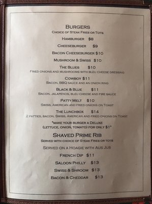 Menu photo 3 Silver Dollar Saloon Hill City, SD Menu photo 3 Silver Dollar Saloon Hill City, SD