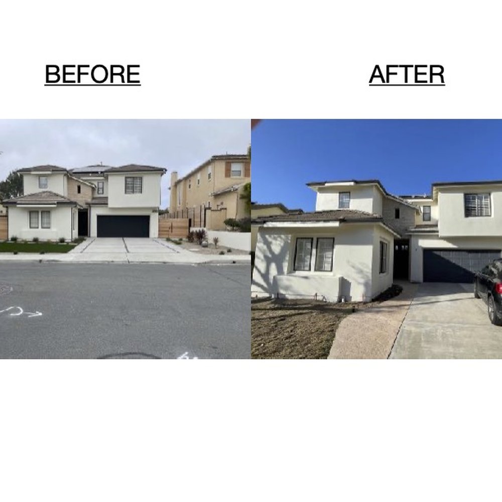 New Front Driveway, retaining wall, fence, and landscaping New Front Driveway, retaining wall, fence, and landscaping