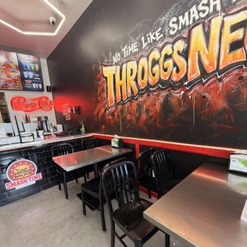 Smash Time Burger - A few tables to dine in. - Burgers Near Me - The Bronx, New York