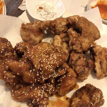 Rainpia - Half sweet half normal chicken - Korean Near Me - Ellicott City, Maryland