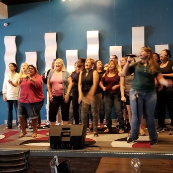 Sound Bar - a group of women singing on stage - Karaoke Near Me - Galveston, Texas