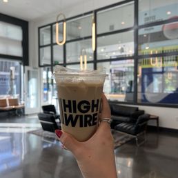 Iced vanilla latte Iced vanilla latte
