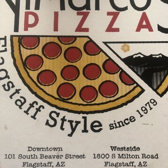 Nimarcos Pizza - Westside - Pizza box to go - Pizza Near Me - Flagstaff, Arizona
