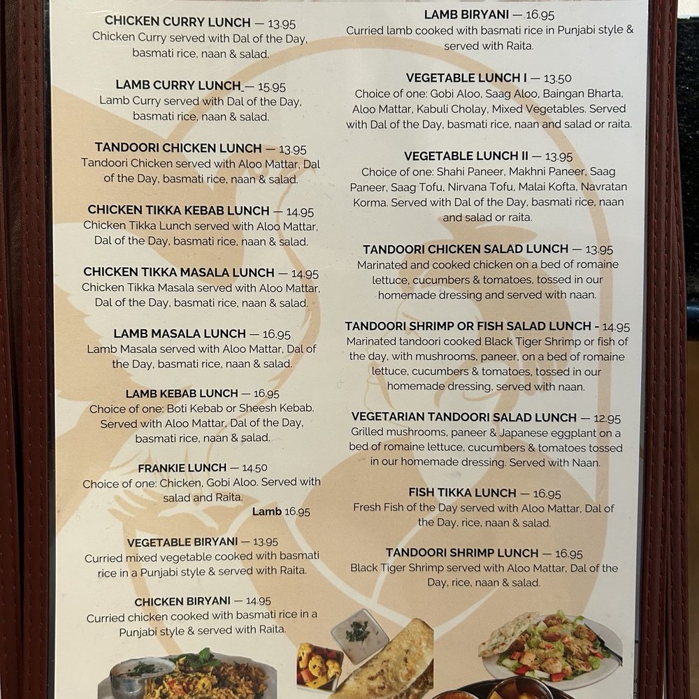 Menu as June 2026 - Lunch Specials Menu as June 2026 - Lunch Specials