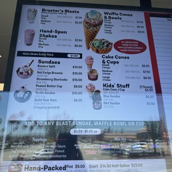 Bruster's Real Ice Cream - Menu - Desserts Near Me - Laguna Niguel, California Bruster's Real Ice Cream - Menu - Desserts Near Me - Laguna Niguel, California