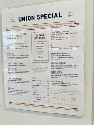 Menu photo 7 Union Special Raleigh, NC