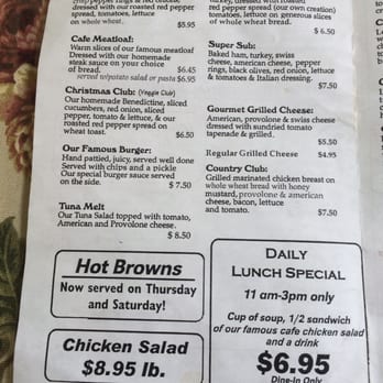 Cottage Cafe - Menu Page 2 - Sandwiches Near Me - Louisville, Kentucky Cottage Cafe - Menu Page 2 - Sandwiches Near Me - Louisville, Kentucky