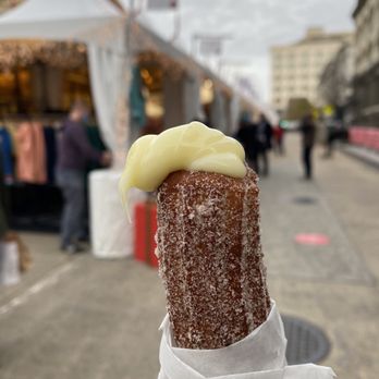 Alexa's Empanadas - Churro with vanilla sweet cream - Food Stands Near Me - Washington, DC, District of Columbia