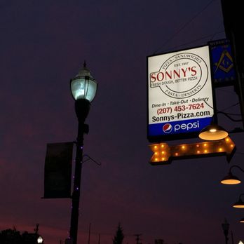 Sonny's Pizza - Entrance sign - Pizza Near Me - Fairfield, Maine Sonny's Pizza - Entrance sign - Pizza Near Me - Fairfield, Maine