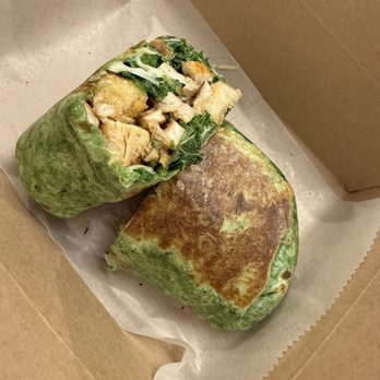 Pure Green - Kale Chicken Caesar Wrap - Juice Bars & Smoothies Near Me - Sunrise, Florida Pure Green - Kale Chicken Caesar Wrap - Juice Bars & Smoothies Near Me - Sunrise, Florida