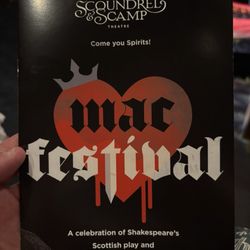 Scoundrel and Scamp Theatre - Mac Festival!