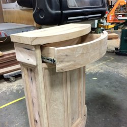 PG Millworks - custom built out of reclaimed white Oak