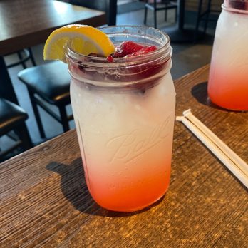 Fronk's - Here's their sparkling berry lemonade cooler  Oh so good - Burgers Near Me - Bellflower, California