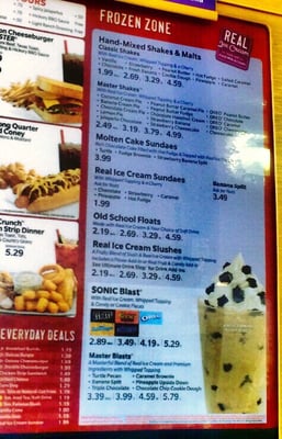 Menu photo 2 Sonic Drive-In Grapevine, TX