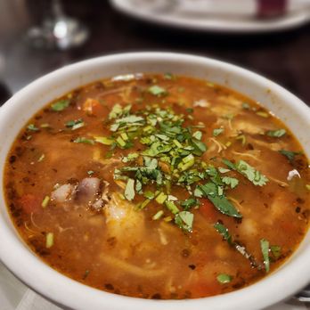 Chango Kitchen - Chicken soup...good but be careful of all the small bones - Latin American Near Me - Hoboken, New Jersey