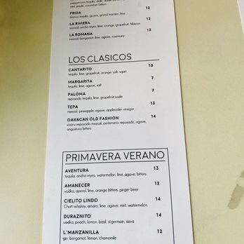 Taqueria Jalisco - ANIA - Drink menu - Mexican Near Me - Chattanooga, Tennessee