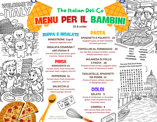 Menu photo 5 The Italian Deli Co Pasadena, CA Menu photo 5 The Italian Deli Co Pasadena, CA