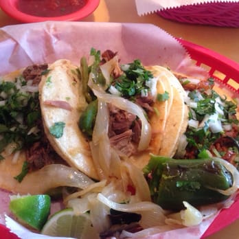 Los Arcos Mexican Store - three tacos - Mexican Near Me - Jonesboro, Arkansas