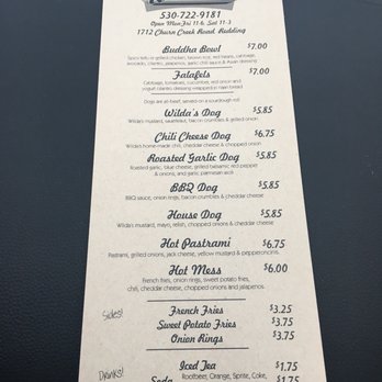 Wilda's Grill - Hot Dogs Near Me - Redding, California Wilda's Grill - Hot Dogs Near Me - Redding, California