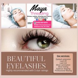 Maya Threading - Eyelash Extensions, Brow Lamination and Lash Lift