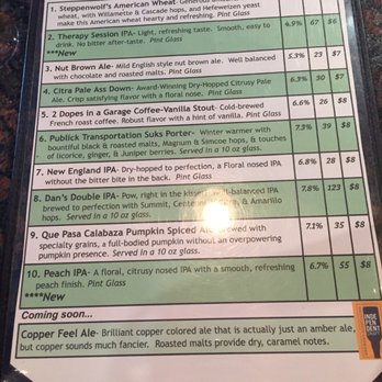 Tindall Road Brewery - Beer Menu - Brewpubs Near Me - Bordentown, New Jersey