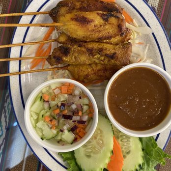 Pad Thai Cafe - Chicken satee - Thai Near Me - Albuquerque, New Mexico