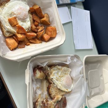 Sleepy Bee Cafe - Downtown - We ordered Ember Avocado Toastand got one egg on bread. Requested utensils and didn't get that either - Breakfast & Brunch Near Me - Cincinnati, Ohio